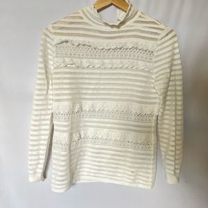 Whbm sweater white Xs